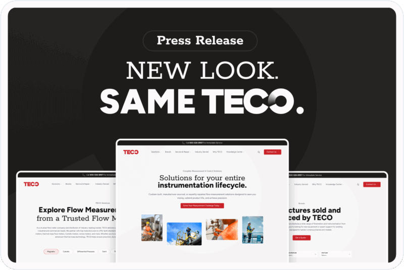 TECO New Website Press Release
